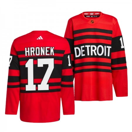 Detroit Red Wings Dresy Filip Hronek 17 Adidas 2022-23 Červené Reverse Retro 2.0 Authentic - Pánské Detroit Red Wings Dresy Filip Hronek 17 Adidas 2022-23 Červené Reverse Retro 2.0 Authentic - Pánské